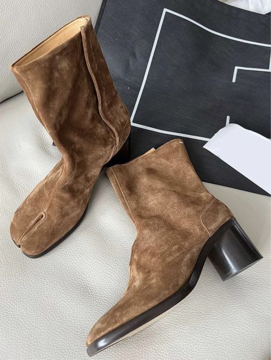 Таби ботинки замшевие казаки 39/40/41