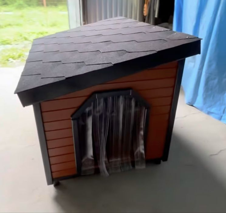 Утеплена буда собаці велика будка песику собача для собак