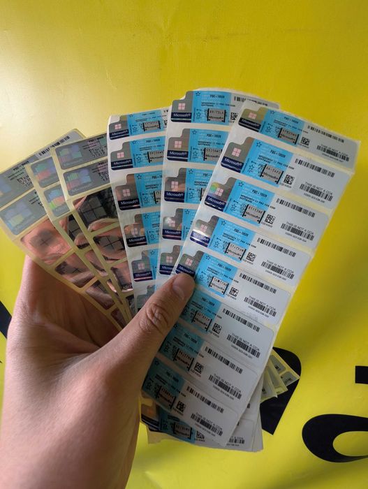 Windows 11 Pro стікер наклейка ключ Виндовс Стикер 11 Про OEM Stickers