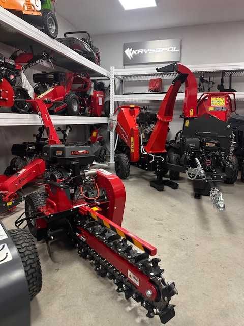 Koparka łańcuchowa do rowów Krysspol TCR1500 Professional 15KM E-start