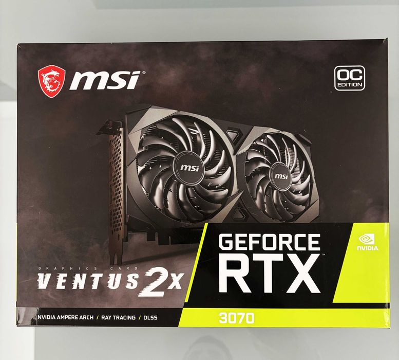 Placa Gráfica Nvidia Msi Ventus 2X RTX 3070 OC Edition 8GB GDDR6
