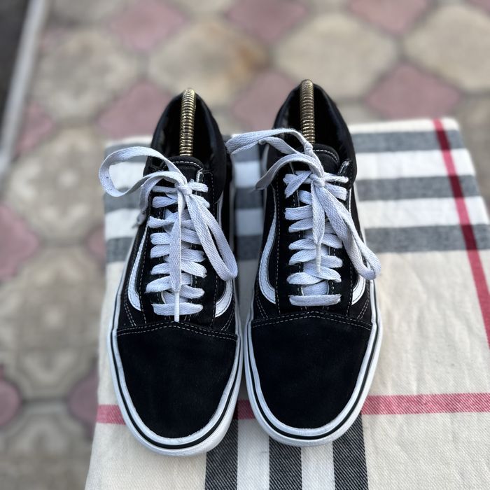 Кеды Vans Old Skool White/Black, 40 размер, Оригинал, Кеди