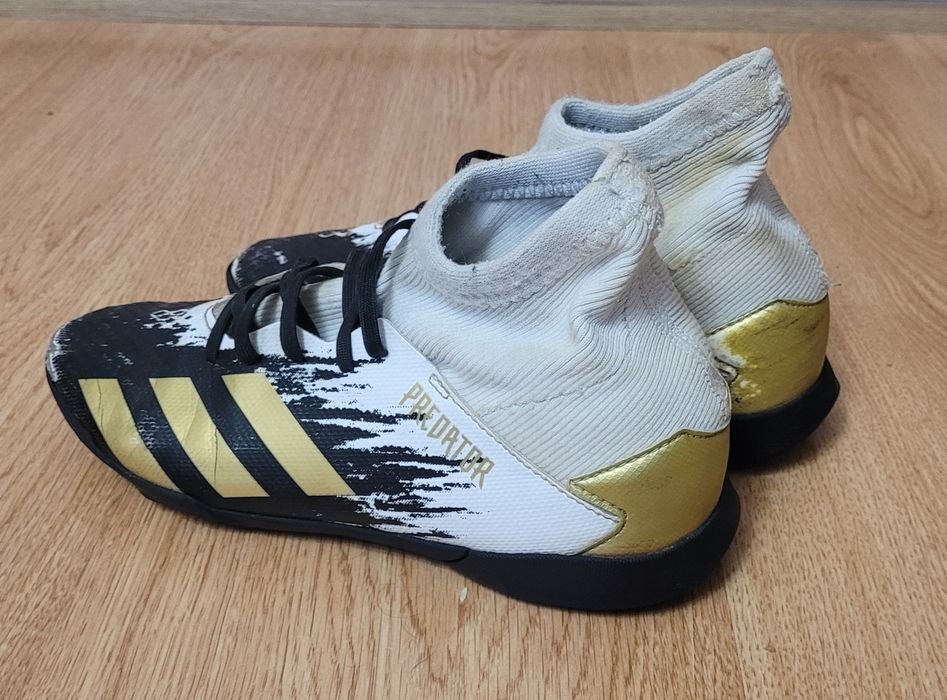 Turfy Adidas Predator 20.3 TF Inflight biało-złoto-czarne rozm. 36
