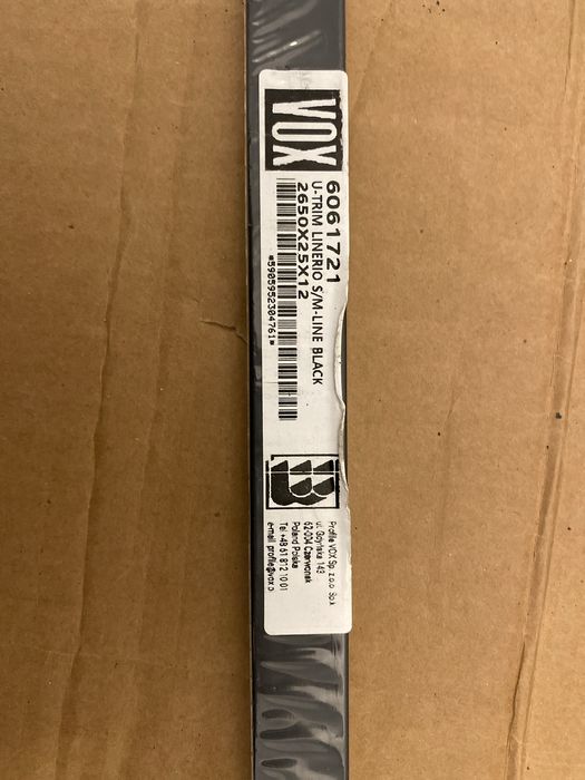 Listwa uniwersalna VOX Linerio S/M-Line Black [NOWA]