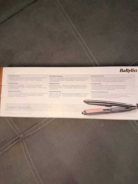 Професійний випрямляч для волосся BaByliss ST493E з іонізацією