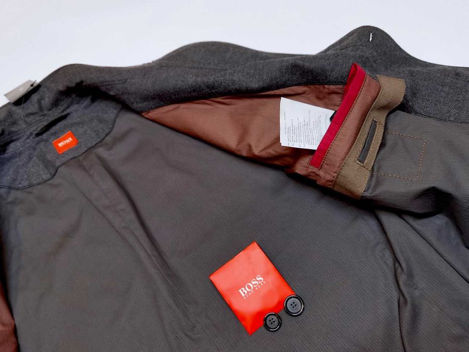 Пиджак тренч пальто Hugo Boss Orange L  шерсть