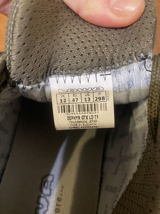 Тактичні кросівки LOWA Zephyr GTX LO TF
