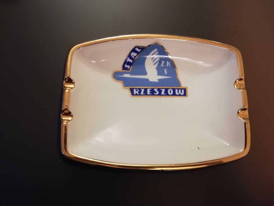 Stal Rzeszów starsza porcelanowa popielniczka pr. Wawel żużel speedway