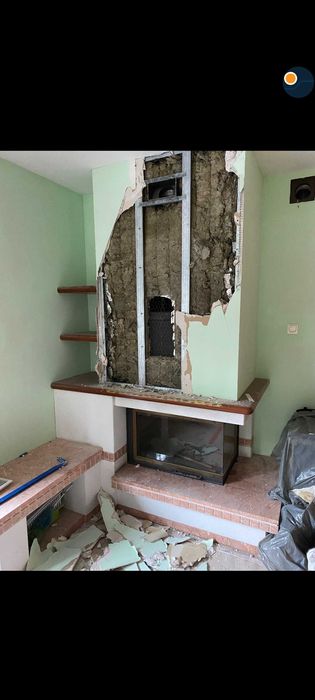 Kominek używany duży