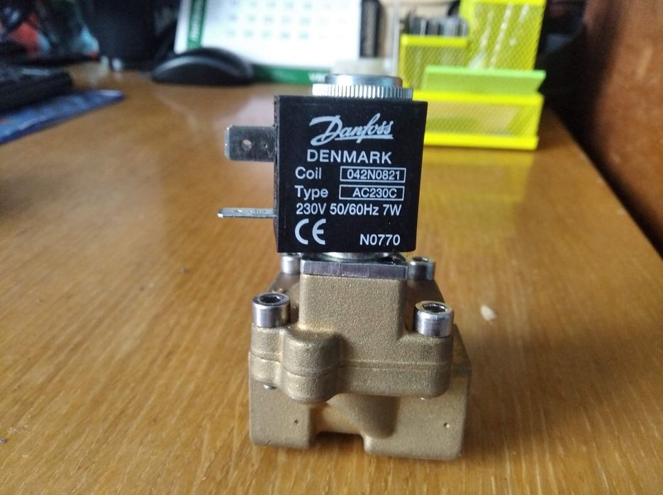 Клапан электромагнитный соленоидный Danfoss Valve EV220A 1/2 дюйма, Да