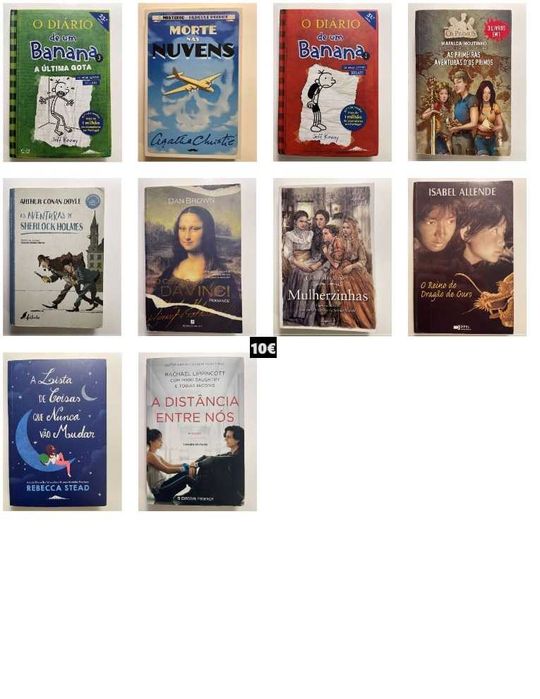 Venda livros usados em ótimo estado