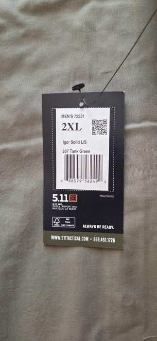 Рубашка 5.11 tactical Igor solid