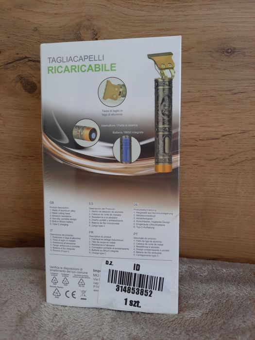 Męski elegancki Trymer golarka do włosów