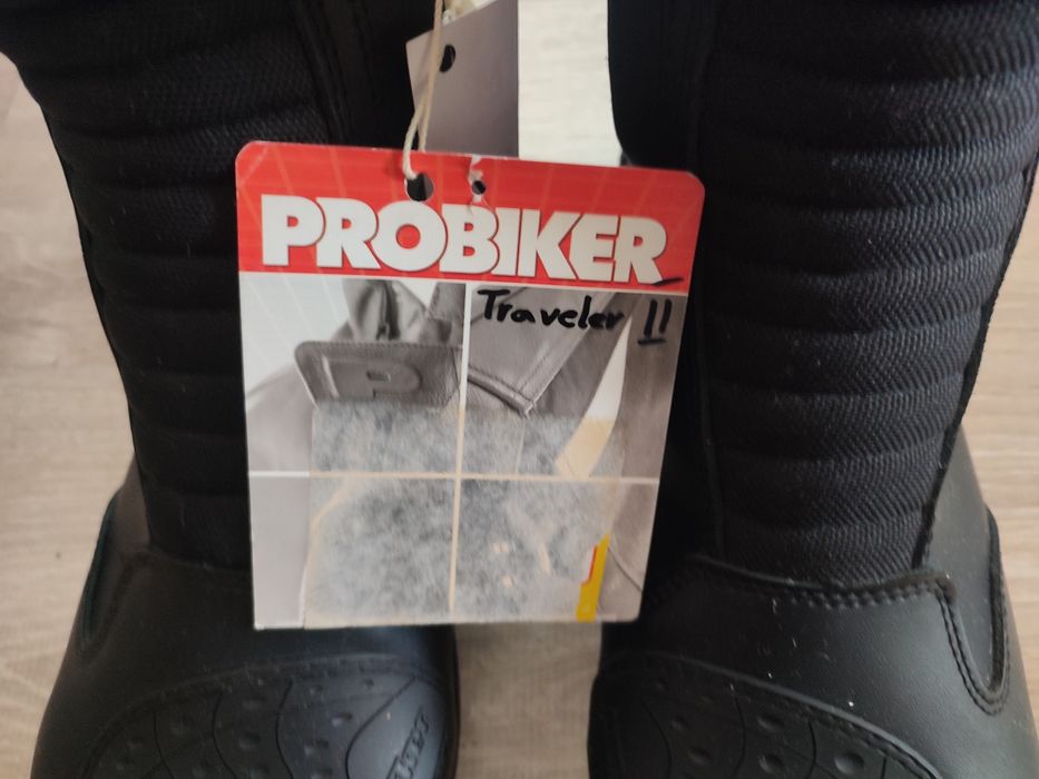 Nowe buty motocyklowe Probiker roz. 47 - 30,5 cm skóra cross enduro