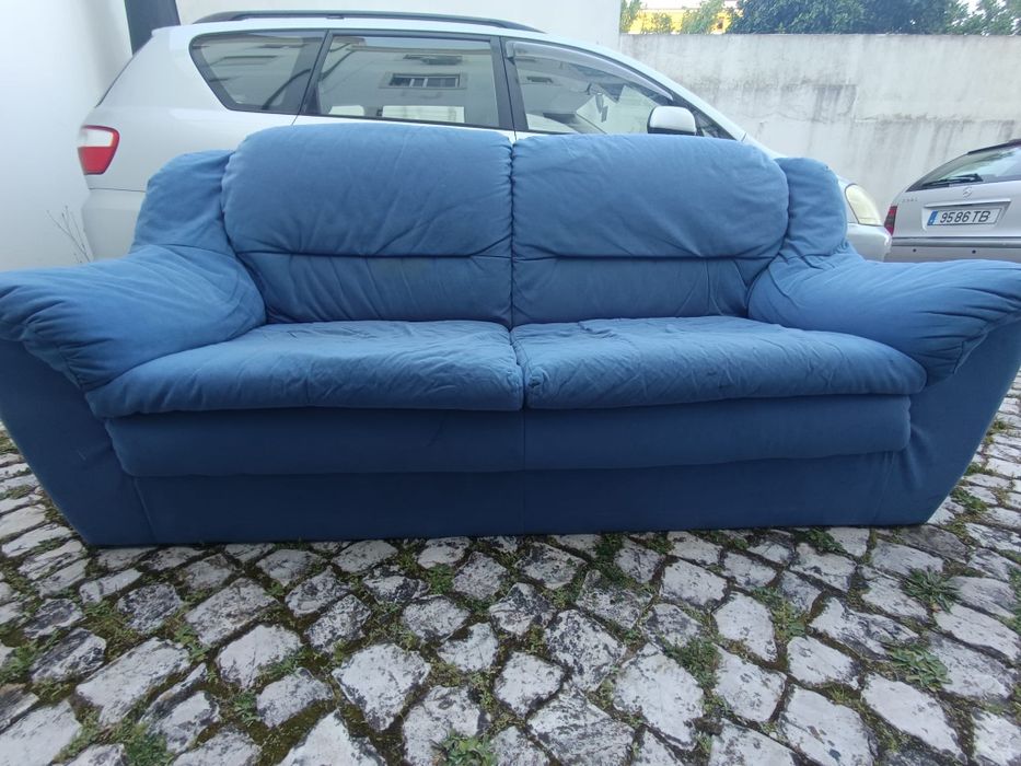 Sofá 2 Lugares Azul
