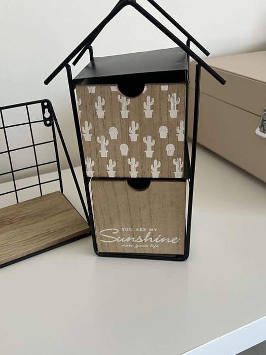 Conjunto de decoração (com catos)