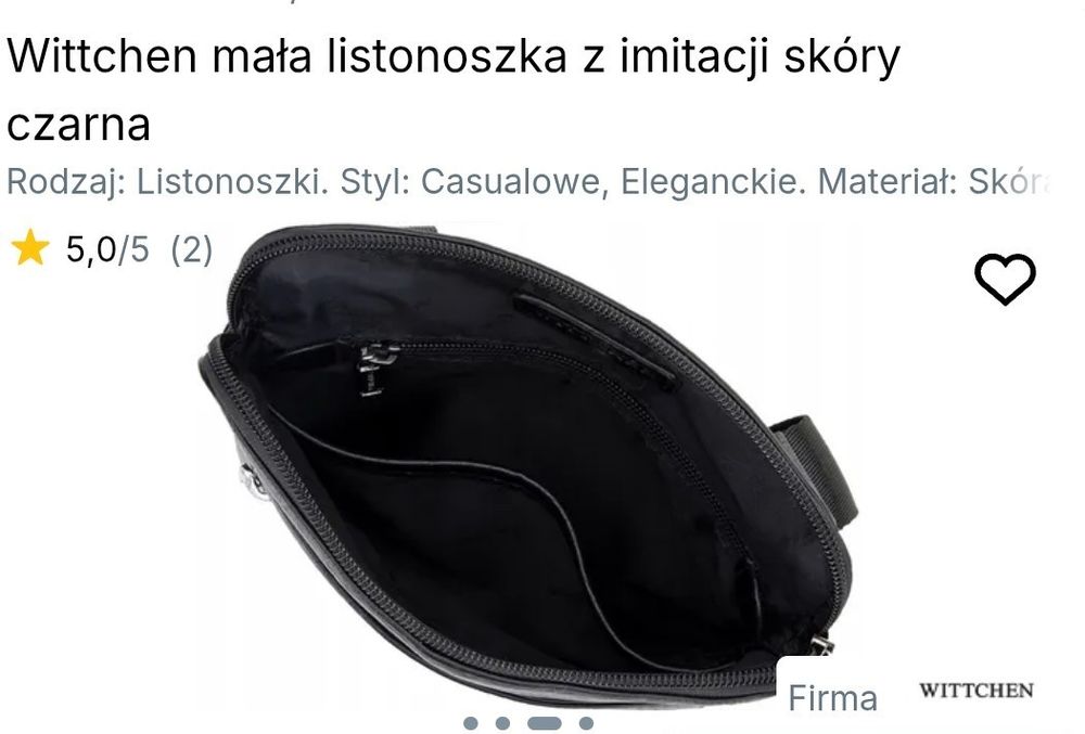 Wittchen -NOWA, męska  listonoszka