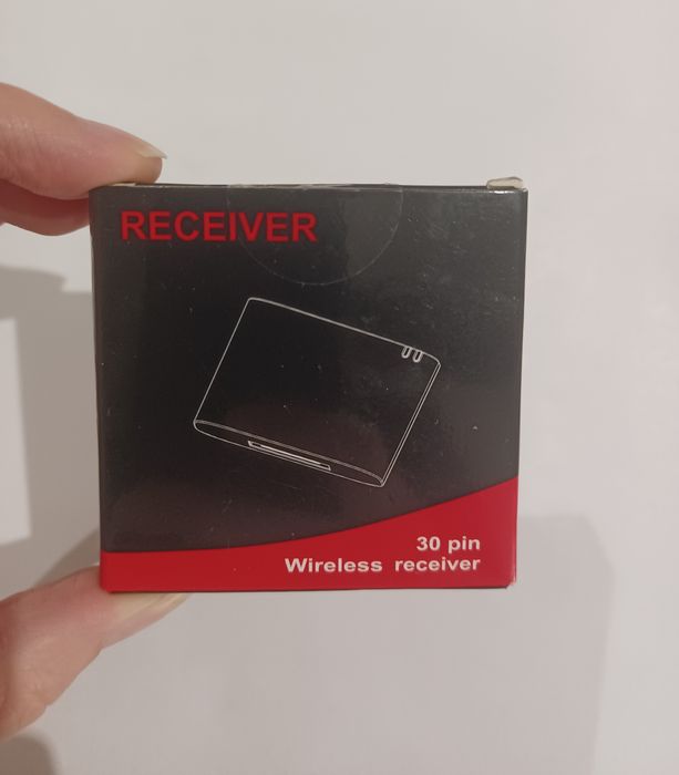 Bezprzewodowy odbiornik audio z 30-pinowym złączem Apple