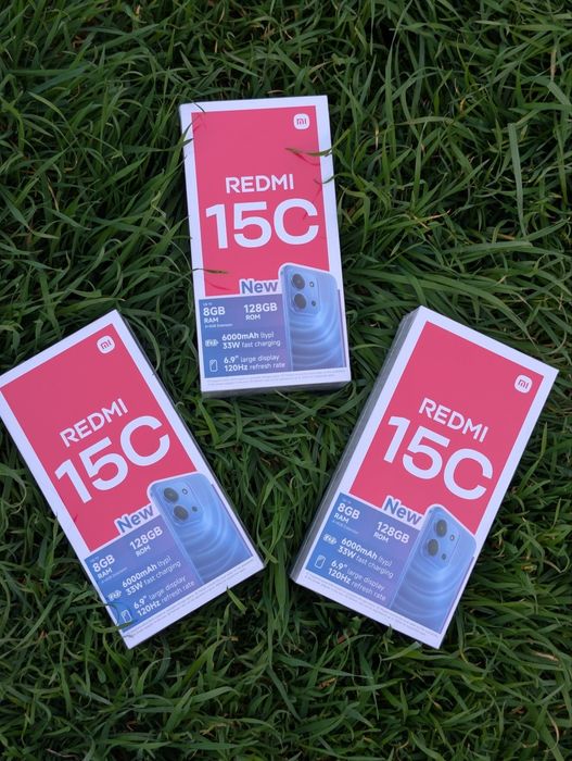 Redmi 15c (4+4/128 запечатанный новый глобальная версия)
