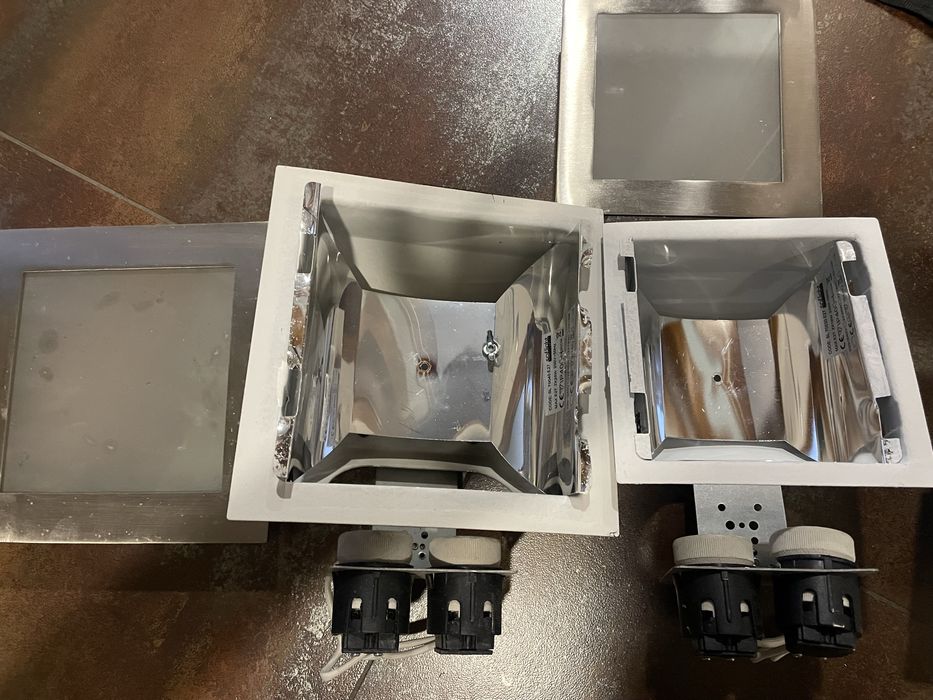 Focos teto pladur 2 lâmpadas