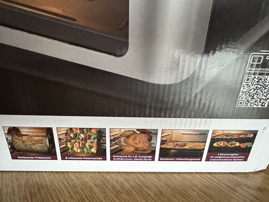 Frytkownica air fryer, mini piekarnik profi cook