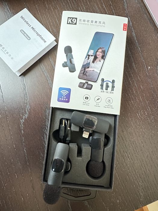 Microfone duplo K9 Iphone64409178496771122