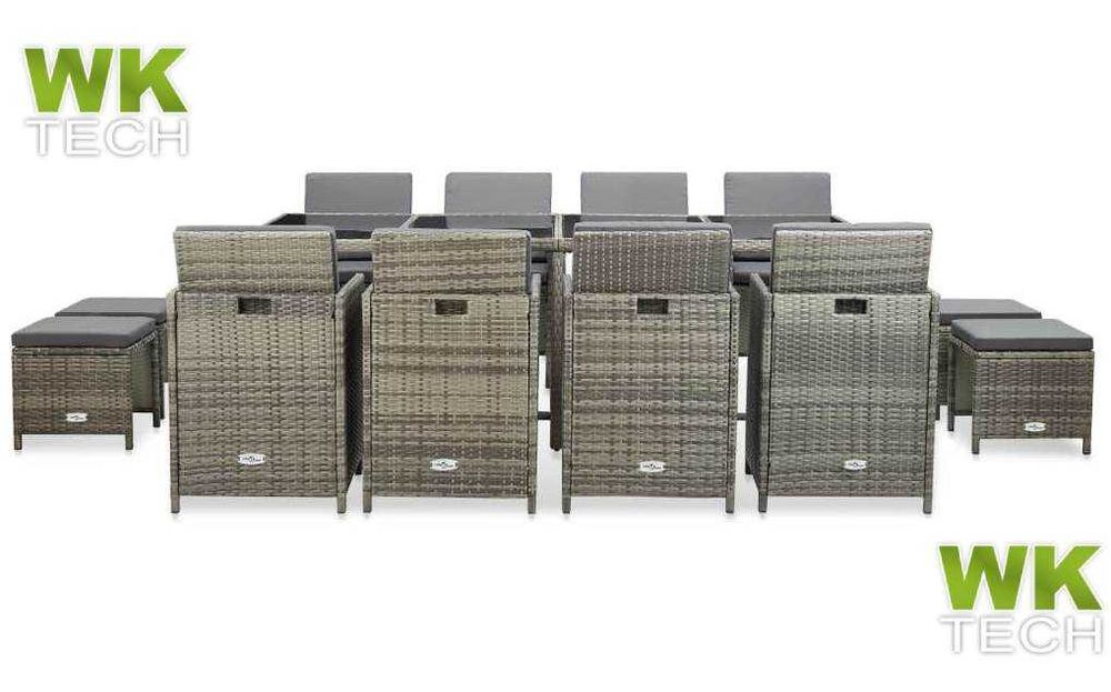 Meble ogrodowe PREMIUM 12 osób NOWE zestaw mebli ogrodowych pokrowiec