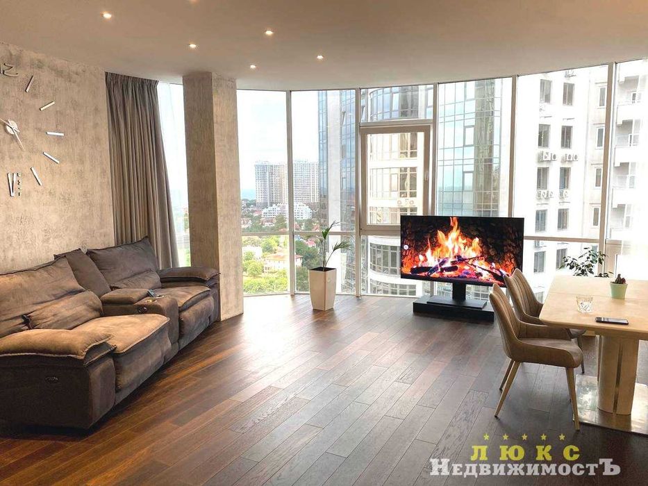 Эксклюзив ! 3 ком. квартира ЖК Гагарин Плаза , Аркадия. Панорама моря!