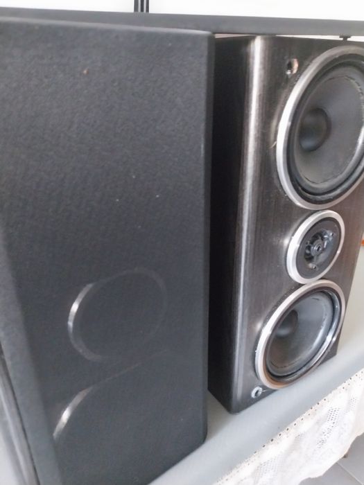 Colunas som tres vias 80w  / 8  impecaveis