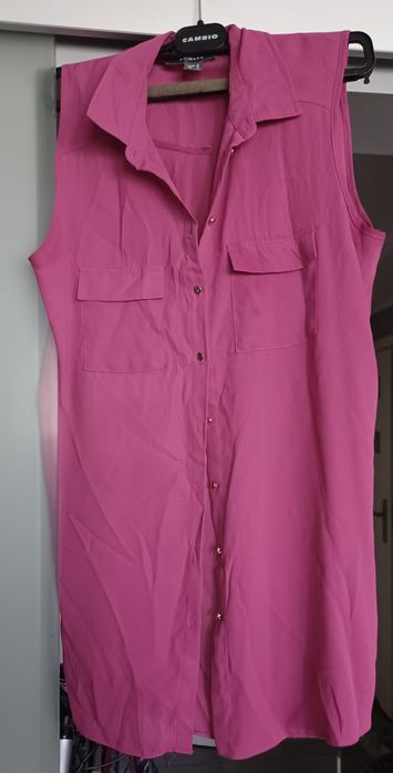 Koszula tunika fuksja amarant Primark 38