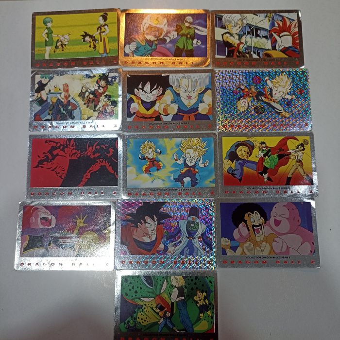 Cartas Dragon Ball Z colecionáveis