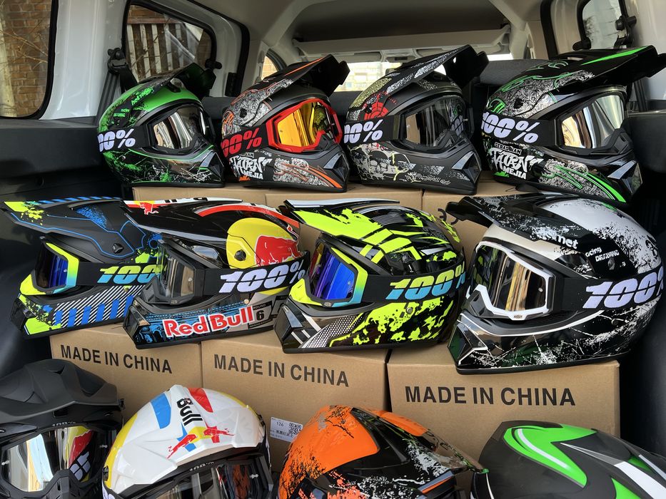 Мото шлем эндуро кроссовый