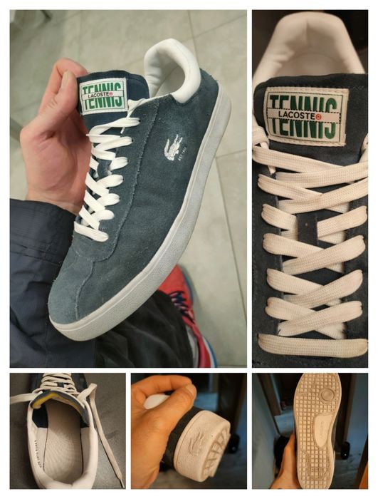 Zamszowe trampki Lacoste Baseshot