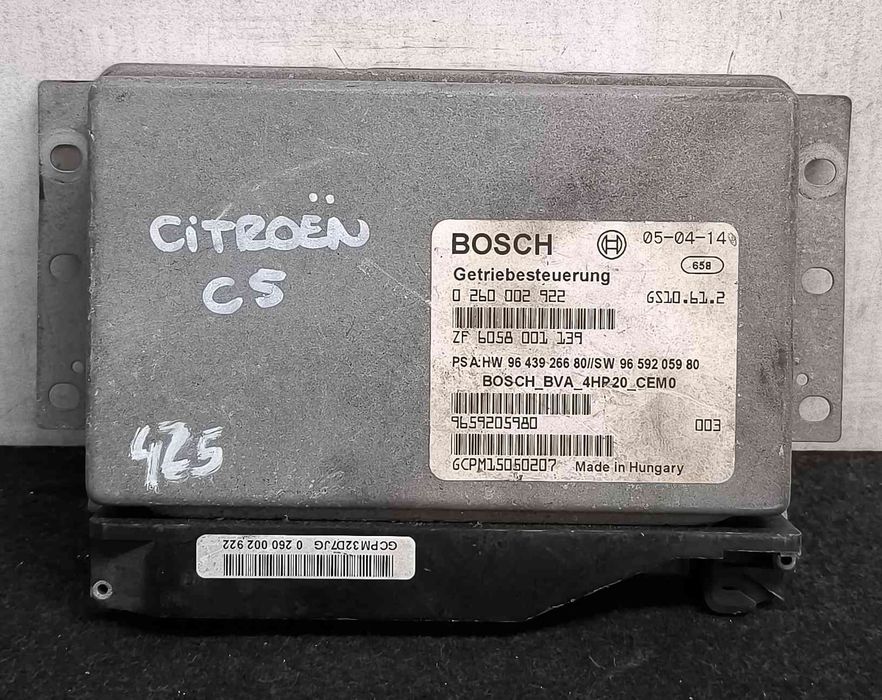 Centralina Motor / ECU 9659205980 - CITROËN C5 I