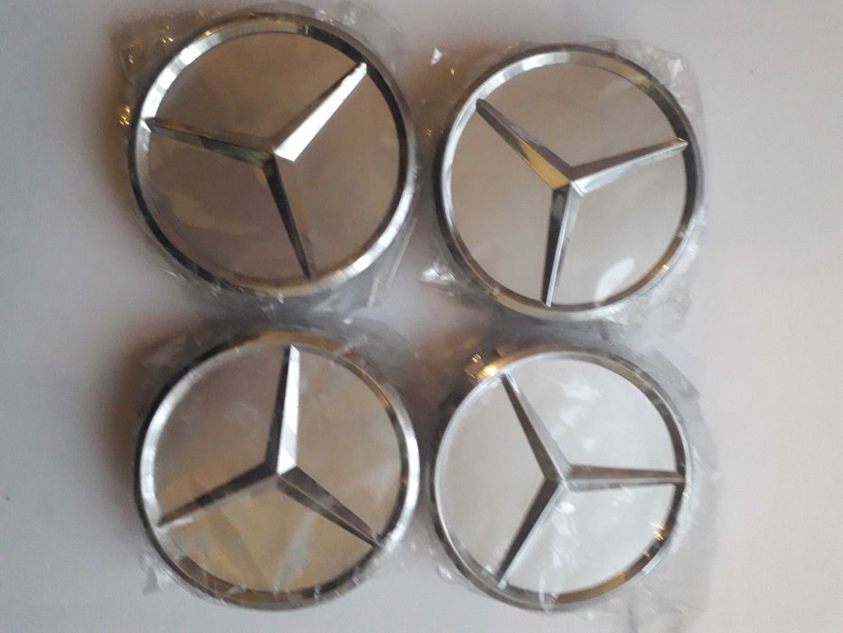 Mercedes-Benz Dekielki Kapselki do Felg 75MM KOMPLET NOWE