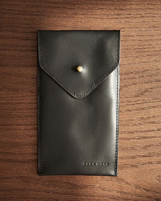 Porta-Objectos Pele Zara Home NOVO