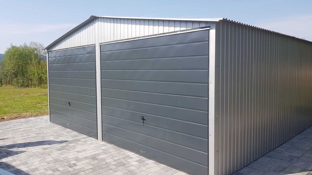 Garaż blaszany 6x6 kolor