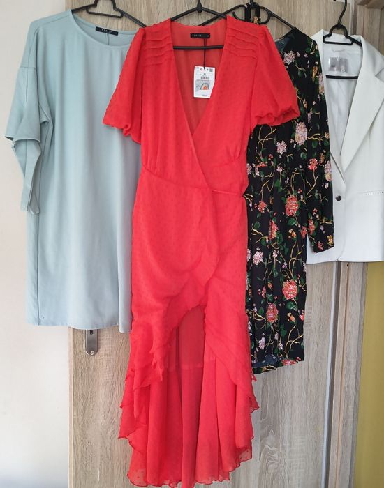 Zestaw ubrań 10sz sukienka mohito nowa 38 monari marynarka bonprix koszulki boho casual vintage glam