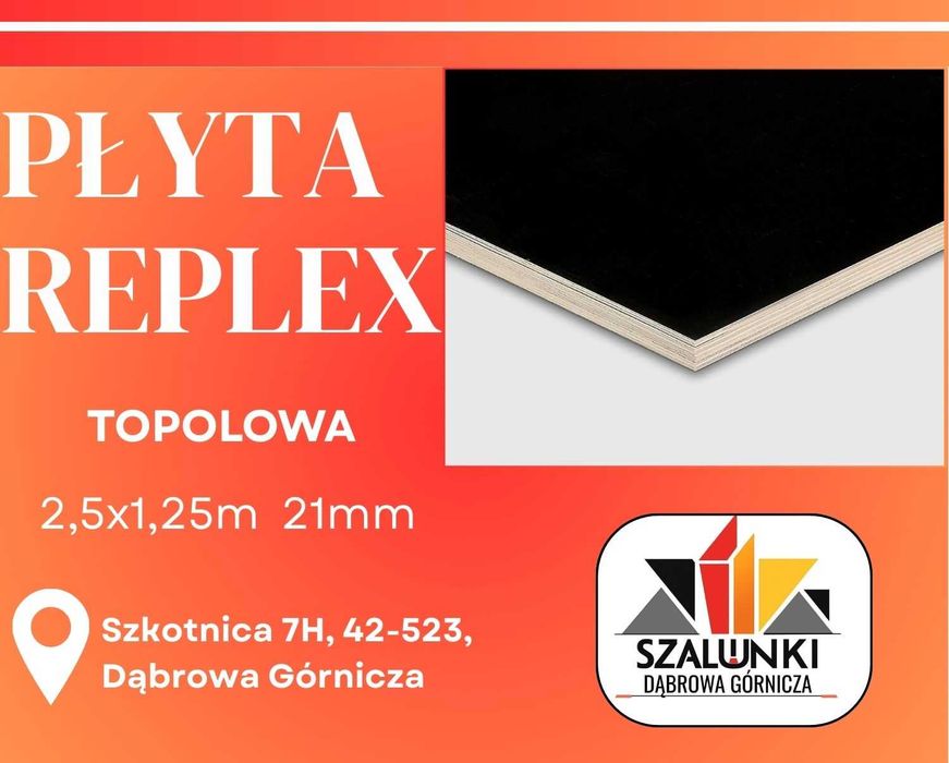 Sklejka topolowa szalunkowa płyty stemple szalunki