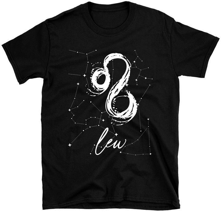 koszulka znak zodiaku lew, koszulka prezent na urodziny