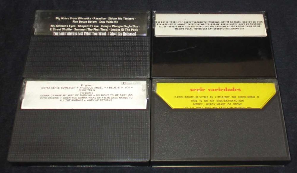 Conjunto de Cassetes K7 Audio Originais Bob Dylan