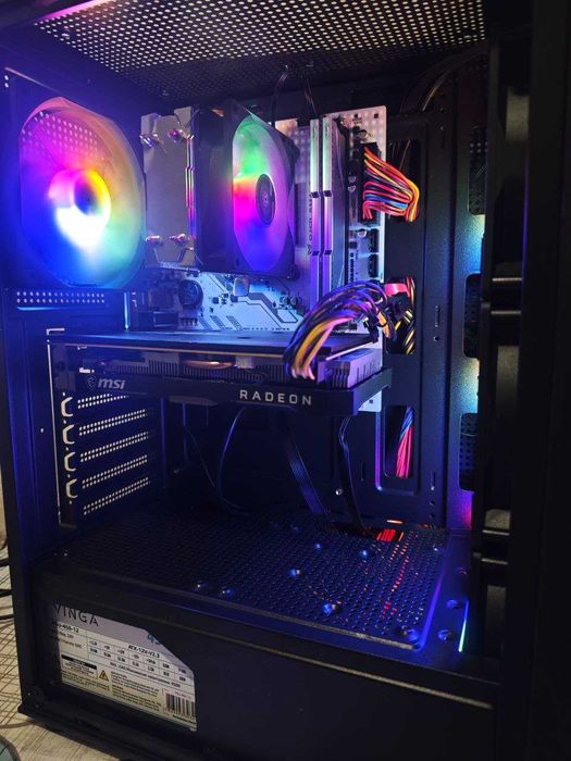 Ігровий ПК 6 ядер:Ryzen 5 2600/16Gb DDR4/RX 5500XT 8gb/M2 256 + HDD500