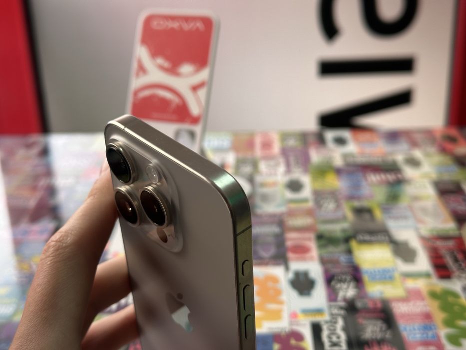 100% bateria - iPhone 15 Pro - Natural Titanium (naturalny tytan)