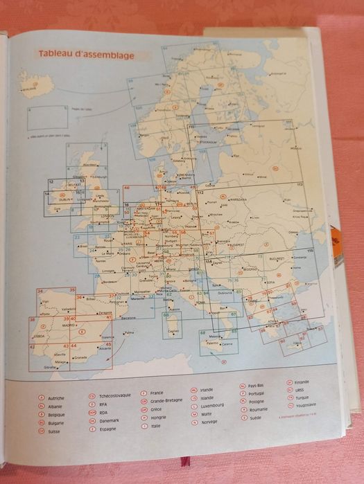 Atlas Michelin europa 1991