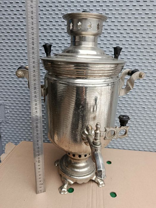 Самовар дровяной латунный ЗШВ самовар СССР
