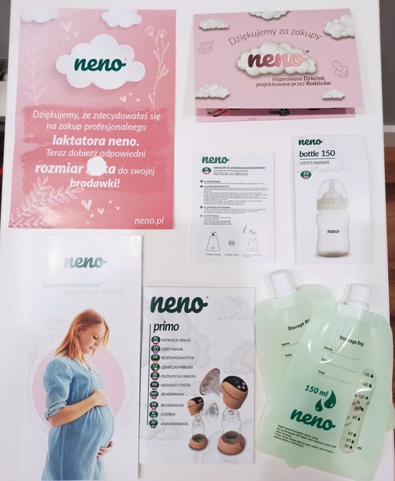 Bezprzewodowy laktator Neno Primo