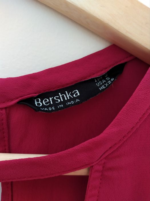 Blusa magenta da Bershka