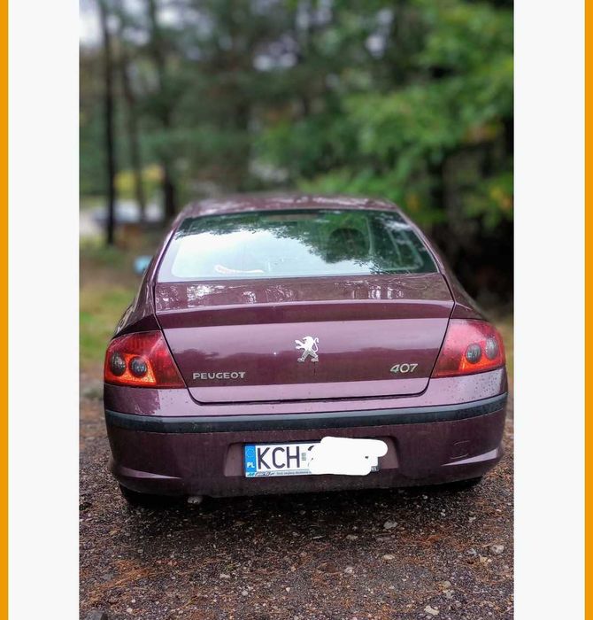 Peugeot 407 benzyna gaz