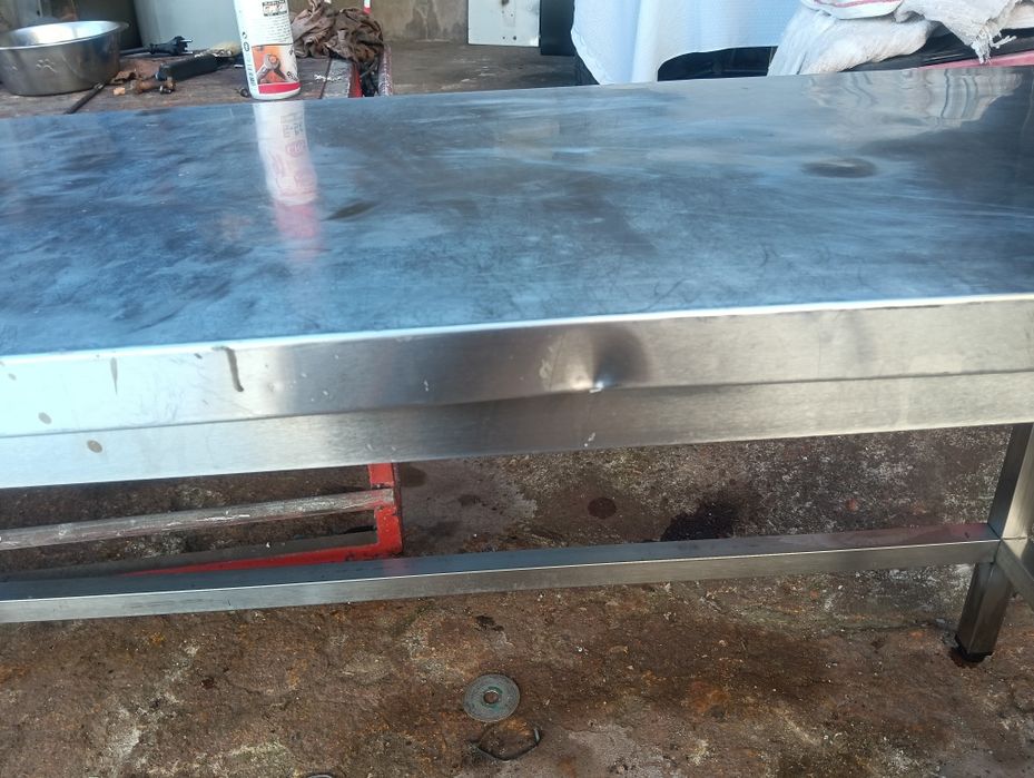 Bancada em inox 1.80