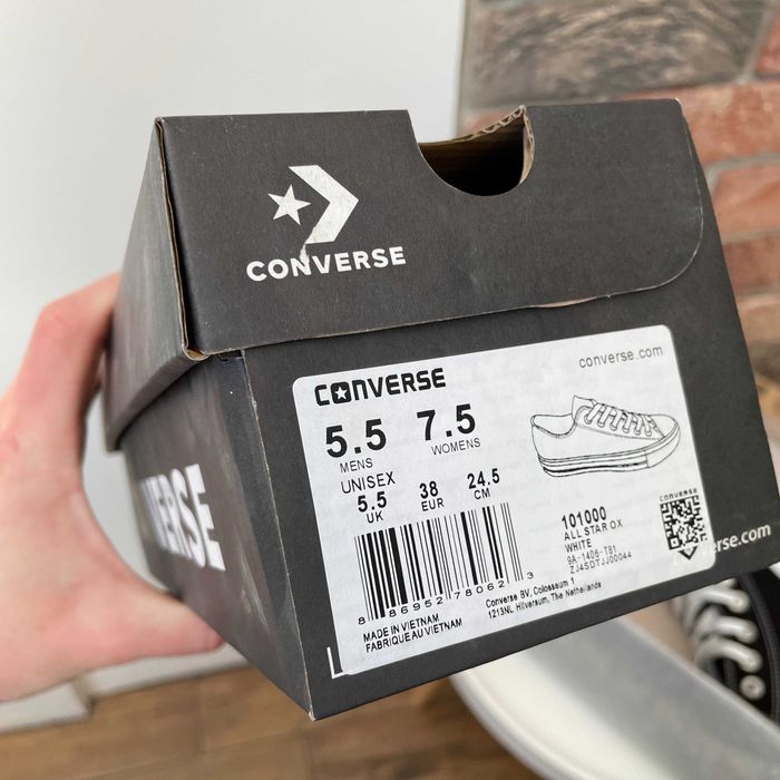 Кеди Converse білі 44 розмір